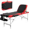 DecHome Lettino Massaggi Portatile Pieghevole e Professionale Alluminio 755539RD