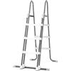 Intex Scala Scaletta per Piscina Fuoriterra Acciaio h 107cm - Safety - 28072