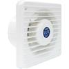 LUX Aspiratore Aria Muro da Parete Aspirazione Assiale 15W Portata 85 mc/h T100