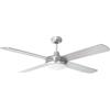 DCG Ventilatore Soffitto Luce Telecomando 4 Pale Legno Grigio VECRD40TL
