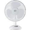 DCG Ventilatore da Tavolo a Pale ø 40 cm Oscillante Bianco VE9040