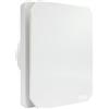 LUX Aspiratore elettrico da muro per bagno uffici automatico da parete 10cm 15W