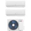Argo Climatizzatore Dual Split Inverter 9000+12000 Btu A++/A+ Climadesign Dual