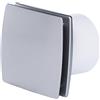 VECAMCO Aspiratore estrattore d'aria muro Ø 100 mm/4 19 Watt Grigio 9799-150