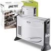Imetec Stufa Elettrica Potenza termica 2000W Termostato Silver Eco Rapid
