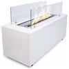 Divina Fire Camino a Bioetanolo da Terra Caravaggio Bianco 100x40xh40 cm DF94817