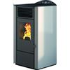 Punto Fuoco Stufa a Pellet Ventilata 9.5 kW 13.5 kg 200 m3 Bianco 901659100 LORY