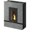 Cadel Stufa a Pellet Canalizzata 13,7 kW Pietra Serpetino MITHOS Plus 14 PS T2
