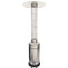 Teporus Stufa a Gas Bombola GPL Infrarossi Fungo 10.5 kW Inox HMXD-ENGLASS INOX