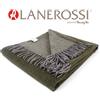 Lanerossi Plaid in misto cashmere con frange di LANEROSSI Art. COLIN Var. 04 MUSCHIO - cm