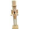 Figura di schiaccianoci natalizi fai-da-te da 38 cm per l'albero di Natale
