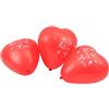 Fackelmann I Love You 5 Palloncini a Forma di Cuore, Plastica, Rossi
