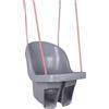 Thermobaby - Altalena - Altalena per bambini - Seggiolino per bambini - 24-72 mesi - Fino a 30 kg - con corda e anelli di montaggio - Grigio