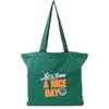 Mr. Wonderful Mr.Wonderful - Tote bag - Let's have a nice day x x, Verde e Arancione