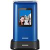 Brondi Chi Parla Amico Prezioso cellulare dual sim per aziani colore blue metal