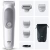 Braun Rifinitore Corpo a Batteria Wet & Dry 100 Min Grigio serie 5 BG5550