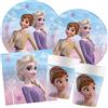 Procos- Anna, Elsa Party S Frozen 2 Wind Spirit, Set da 52 Pezzi, Piatti, 16 Bicchieri, 20 tovaglioli, USA e Getta, stoviglie per Feste, Decorazioni da Tavolo, Multicolore, 33 x 33 cm, 10209575
