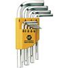 Hafu esagonale Set di chiavi a brugola pollici clip, misura 0.05 - 3/8 pollici, 13 pezzi, 1 pezzo, 238 - 238 - 52