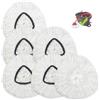 CLEAN PIONEER Confezione da 6 testine di ricambio per mocio compatibili con Spin EasyWring Triangle Spin Mop, ricariche per mocio in microfibra, facili da pulire, testine di ricambio in 100%