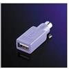 VALUE ADATTATORE USB FEMMINA-PS2 MASCHIO PER TASTIERA