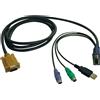 EATON Tripp Lite P778-006 cavo per tastiera video e mouse Nero 183 m