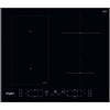 Whirlpool Piano Cottura Induzione 4 Fuochi 60 cm Vetro Nero WL B1160 BF