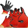 taniashop GUANTI DA LAVORO IN NITRILE NYLON ANTISCIVOLO ANTITAGLIO MULTIUSO TAGLIA 8