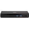Hamlet Docking Station Type-C USB 3.0 Type A +HDMI+DVI+HUB 6 p +LAN HDOCKS300TC