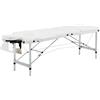 DecHome Lettino Massaggi Portatile Alluminio DCH-700695B