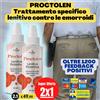 Proctolen 2X1 emorroidi rimedio veloce sgonfiare esterne naturale miracoloso gel