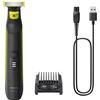 Philips Regolabarba a Batteria Rasoio Nero/Lime OneBlade Pro QP6506/15 Face
