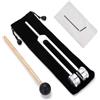 Frdelma Diapason da 128 Hz diapason per set di chakra curativi diapason terapeutico set