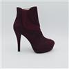 Gattinoni Scarpe Donna Gattinoni Tg 39 Stivaletti Bordeaux Camoscio Sintetico 324CN