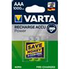 Varta Batterie Ricaricabili Pile MiniStilo AAA 2 pezzi 5703 301 402