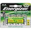 Energizer Confezione 4 batterie Ricaricabili STILO AA 2000 mAh 638622
