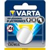 Varta Batteria a Bottone Cr2016 Bl.1Pz Blister 10 6016101401