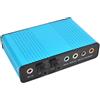 Scheda Audio Esterna USB 5.1 Scheda Audio Ottica Del Suono Surround, Blu