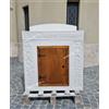 Mondo artistica Lavandino Con Mobiletto Da Esterno Lavabo Fontana Per Arredo Giardino In Cemento