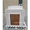 mondo artistica Lavandino Con Mobile Da Esterno, Lavabo Fontana Per Arredo Giardino In Cemento
