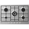 CANDY CHW 74WX PIANO COTTURA 5 FUOCHI A+S INOX 75CM