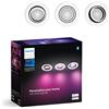 Philips Hue White & Color Ambiance Centura confezione da 3 faretti da incasso ro