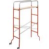 Gierre Trabattello in Acciaio Portatile Portata 120 Kg Arancione Inox F0015 Kreo
