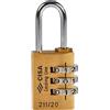 CISA Lucchetto Ottone mm 20 Combinazione 21190 - 21190.20.0