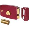 CISA Serratura Cancello da Applicare 2 Mandate 3 Chiavi Rosso amaranto 501716