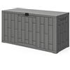 Outsunny Box da Giardino 114L in Resina con Serratura