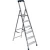 FACAL Scala in Alluminio Più Su Maxi 6 Gradini Portata max 150 Kg 196 cm PS/6M