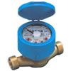 CONTATORE ACQUA 1/2 3/4 POLLICE IN OTTONE QUADRANTE ASCIUTTO A SECCO + COPERCHIO