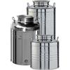 MAFFEI CONTENITORE FUSTO BIDONE RECIPIENTE VUOTO PER OLIO ACCIAIO INOX 20/50/100 LITRI
