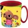 Tataway Tatatway Tazza Bing 390 ml per Bambini - Utilizzabile in Microonde - Tazza Colazione in Plastica Resistente - Prodotto Ufficiale Bing