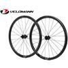 BIANCHI COPPIA RUOTE CORSA DISC SHIMANO 11-12 V BIANCHI PALLADIUM CARBONIO 33 MM Dim.